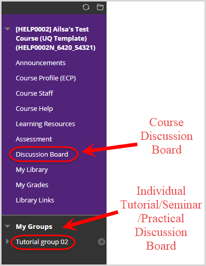 Create Discussion Boards For Practical Seminar Tutorial Groups Elearning University Of 